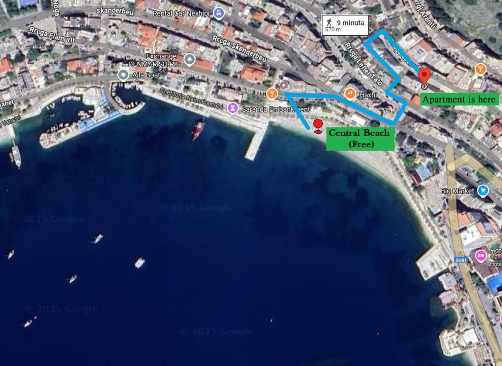 The Garrison Apartment Sarandë 外观 照片